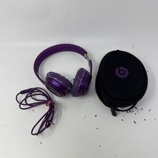 Beats by Dr. Dre Solo2 Headband Wired Headphones - Imperial Violet - Needs Pads