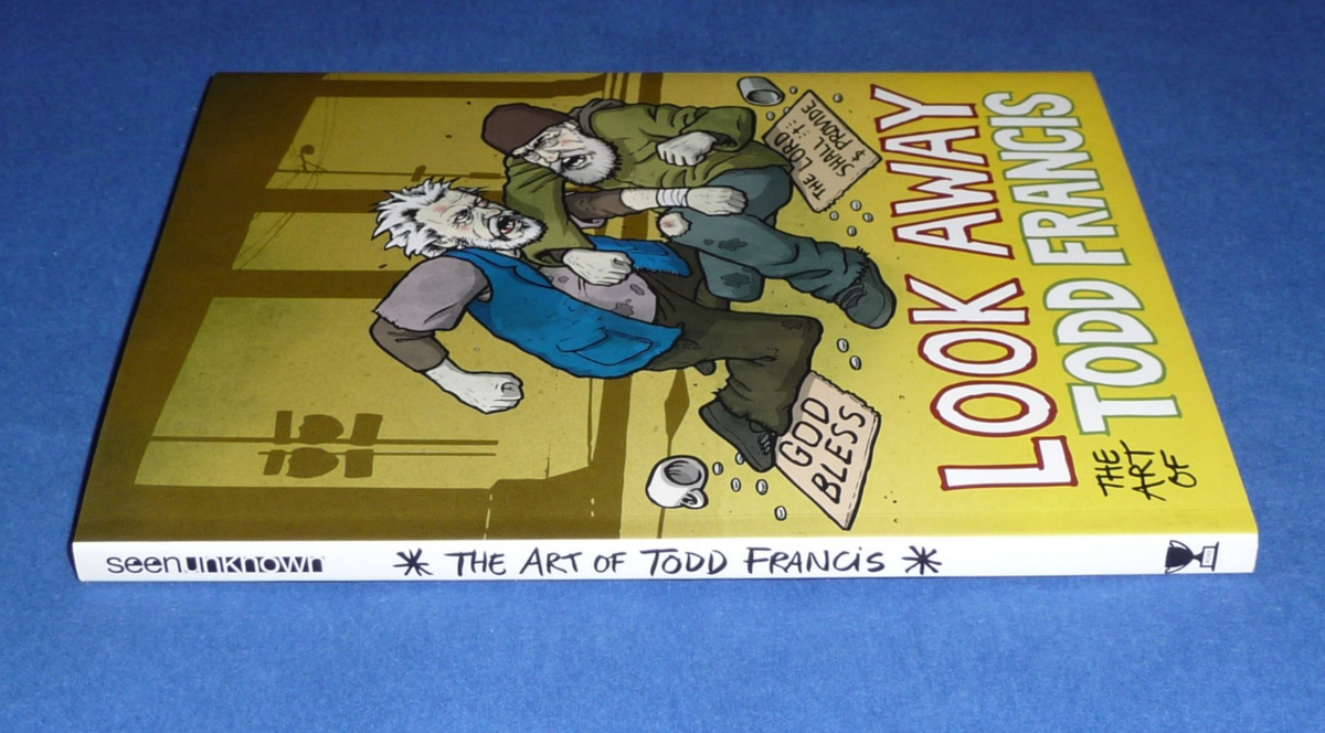Look Away : The Art of Todd Francis Skateboarding PB Book - Signed