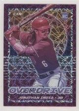 2021 Panini Chronicles Overdrive Purple Velocity Prizm Jonathan India #24 2l4