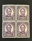 Mint Vintage Block Of 4 US Stamps, #635, 11x10.5 Perf, M/OG/NH