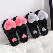 Women's autumn and winter cotton slippers cartoon floor anti slip warm slippers