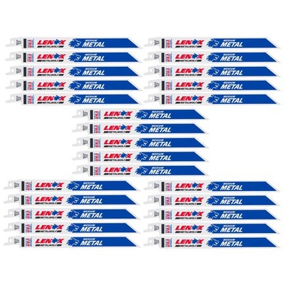 LENOX 818R 25x Säbelsägeblatt 200mm BiMetall 18TPI für Metall Edelstahl Profile