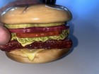 Extremely Rare Vtg Wendy’s Promo Advertisement Ceramic Burger Bank — photo 5