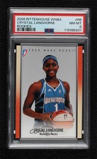 2008 Rittenhouse WNBA Rookies /444 Crystal Langhorne #R6 PSA 8 1c7