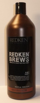 Redken  Brews  3-in-1 Shampoo & Conditioner & Bodywash  1000ml