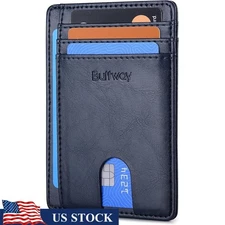 Alaska Blue RFID Blocking Wallet Secure Design Travel Organizer Essentials New