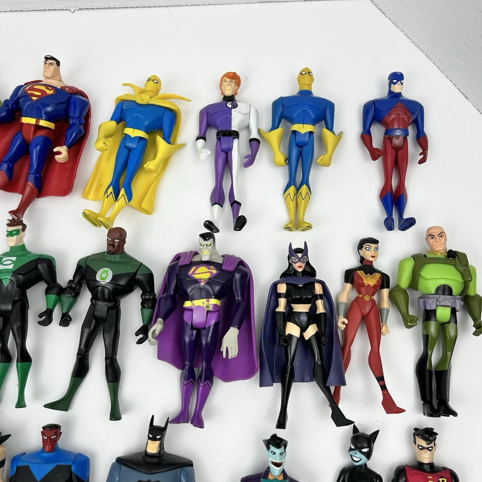 Lote de 26 figuras de acción DC Superheroes Justice League Unlimited de 3,75" pulgadas Foto 4 de 4