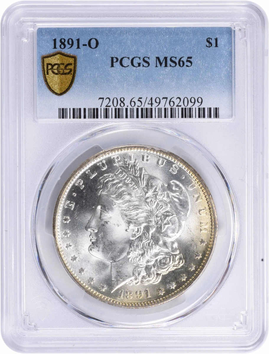 1891-O Morgan Silver Dollar MS65 PCGS