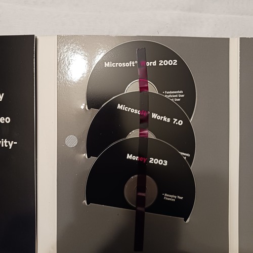 Microsoft Works Suite 2003 9 CD Learning Library. gateway never used - Picture 5 of 6