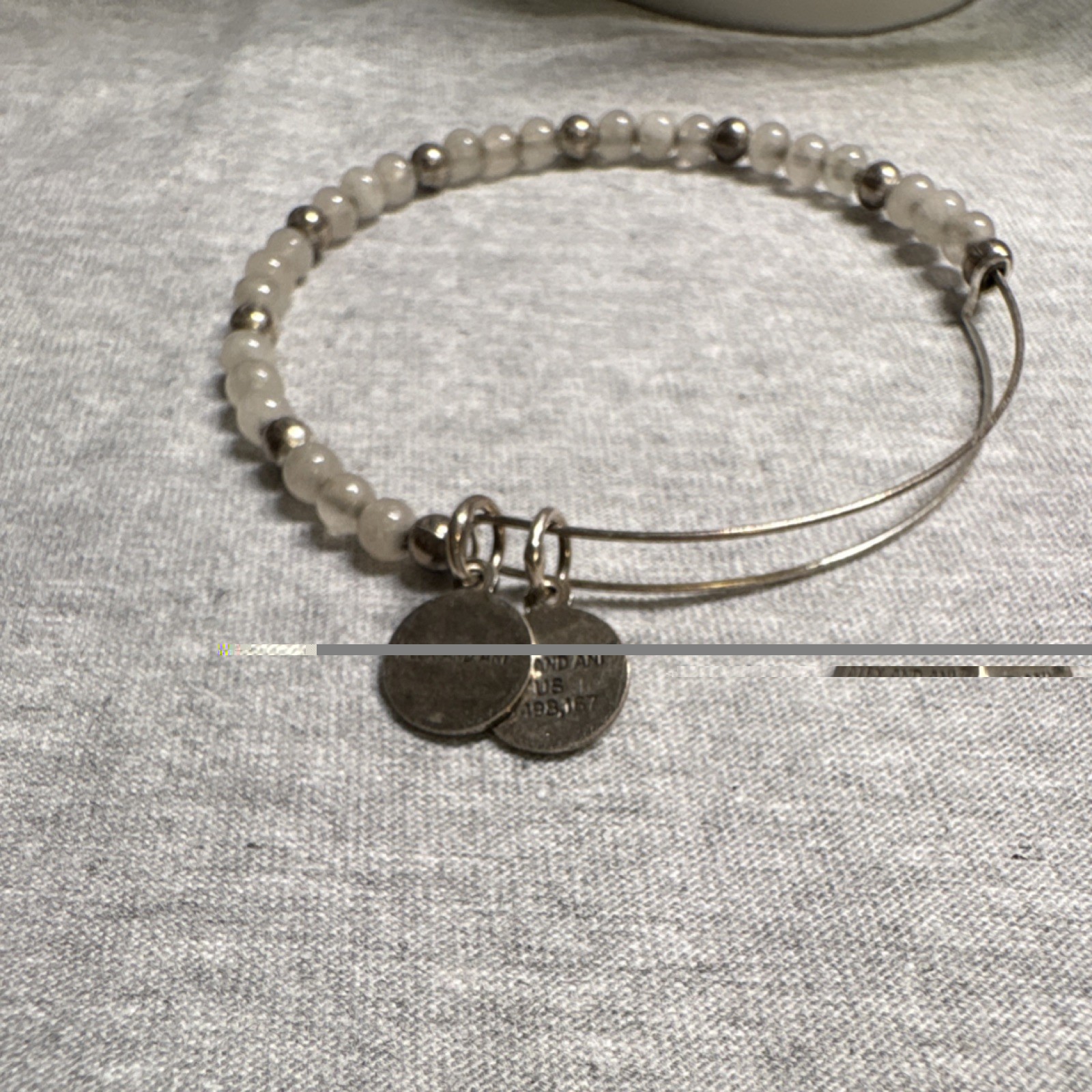 ALEX AND ANI Beaded Stackable Charm Bangle Bracel… - image 4