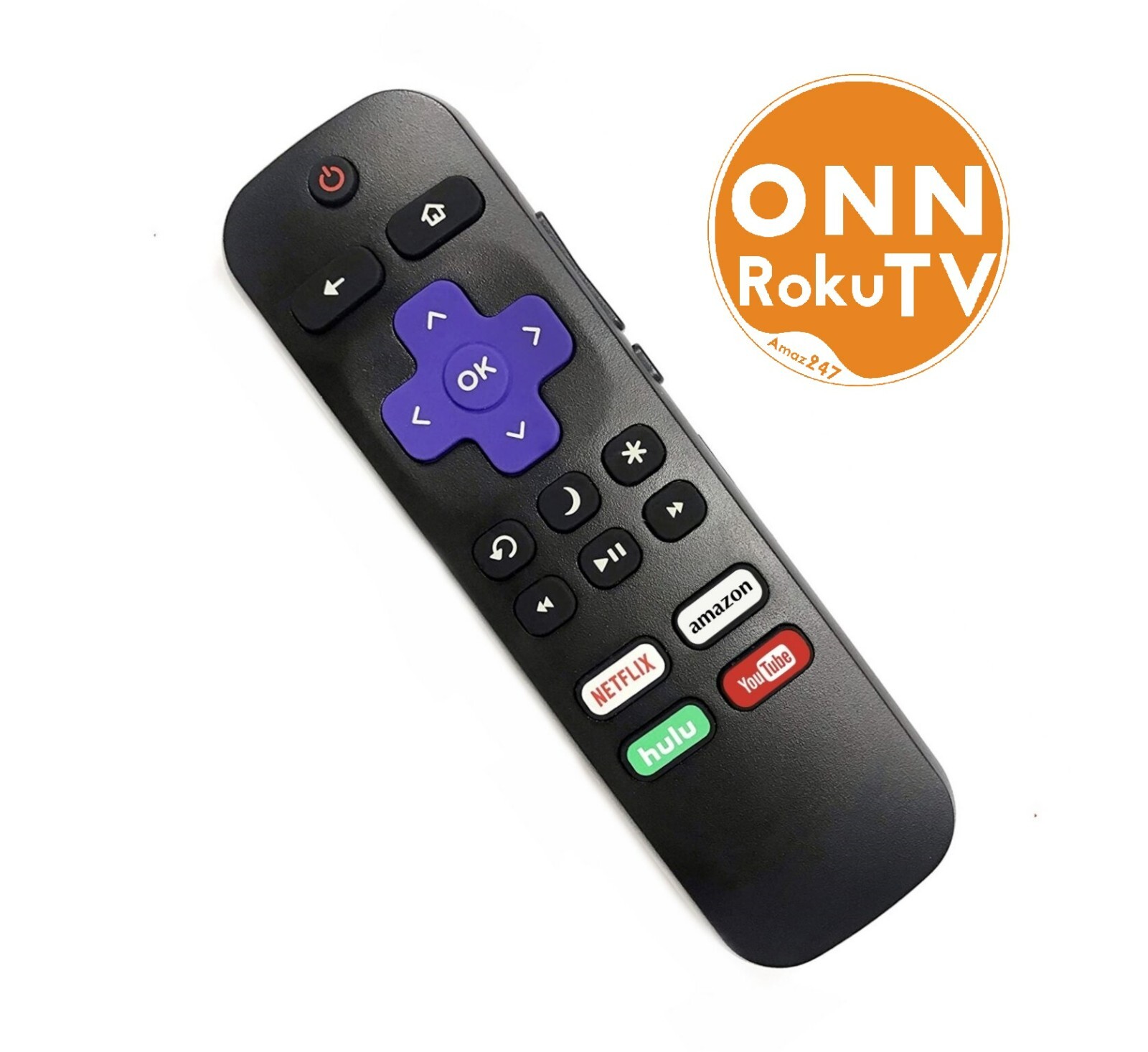 Replacement Onn TV Remote compatible with (fits) All Onn Roku TVs. No  pairing! | eBay