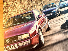 CORRADO VR6 v 406 V6 v CALIBRA V6 v COUGAR V6 v GTV CLASSIC CAR ROAD TEST REVIEW