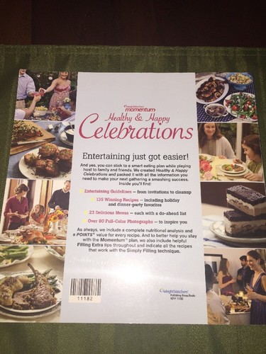 Weight Watchers WW Book CELEBRATIONS healthy cooking recipes weight loss Point - Picture 2 of 3