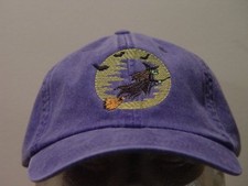 HALLOWEEN FLYING WITCH HAT WOMEN MEN EMBROIDERED CAP Price Embroidery Apparel