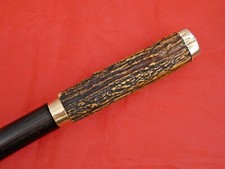 FINEST ANTIQUE WALKING CANE STICK 14K GOLD Union League Club New York American