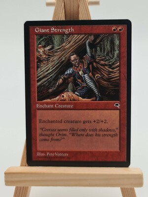 Tempest -  Giant Strength - Magic Karte MTG  englisch (Sturmwind) 