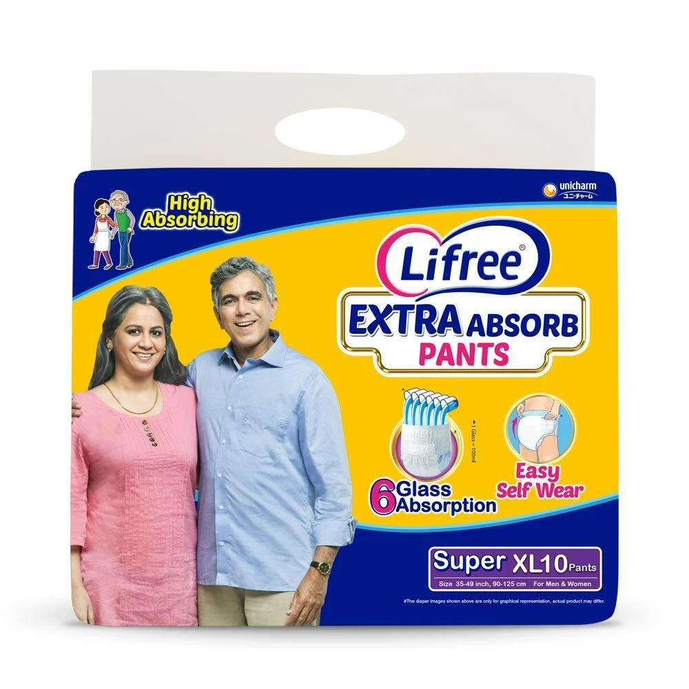 18+ Lifree Extra Absorb Pant XXL Size, Size: 100cm - 155cm at Rs 430/pack  in New Delhi