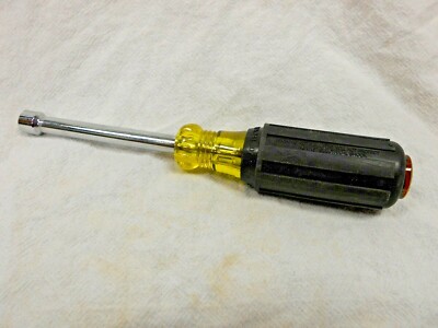 Klein Tools  1/4'' Nutdriver 3'' Hollow Shaft Cushion Grip 630-1/4