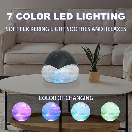 Difusor de aroma de aceite esencial revitalizador de aire con luz nocturna LED color - Imagen 3 de 7