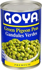 Goya Foods Green Pigeon Peas (Gandules), 15 Ounce (Pack of 24)