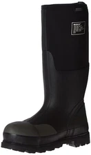 Bogs Men's Forge Tall Industrial Steel Toe Work Rain Boot Black 15 D M US
