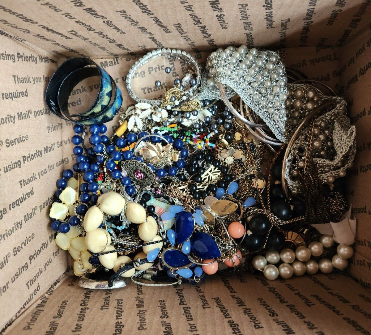 Jewelry Craft Lot #161~10 lbs~All Scraps~Junk~Cos… - image 1