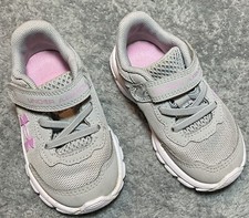 Under Armour Girls Toddler Baby Shoes Sneakers Low Top Size 5K 3024638-100
