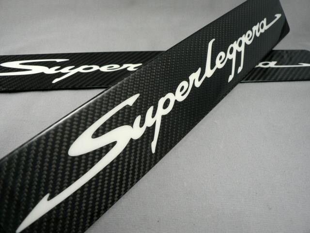 CARBON FIBER LAMBORGHINI GALLARDO SUPERLEGGERA DOOR SILL SCUFF KICK PLATES COLOR