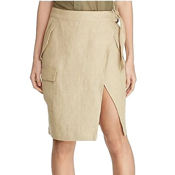 Papel de lino Ralph Lauren Faldas para mujer