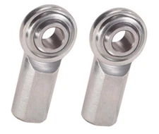 Qty: 2 LH Female 3/8"- 24 Thread with a 3/8" Bore, Rod End, Heim Joints QA1 CFL6