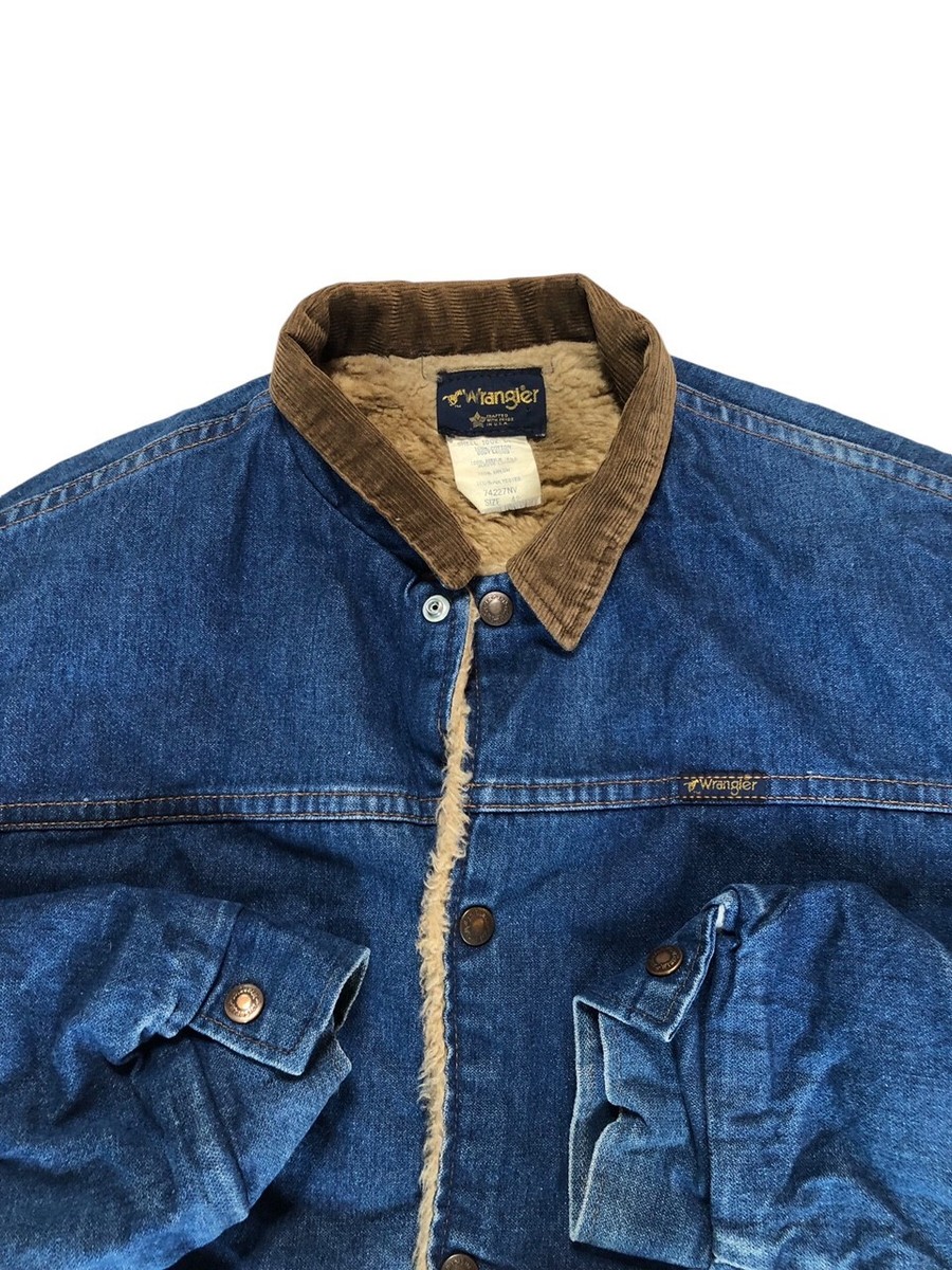 Denim Corduroy Fur Lined Jacket Montana Fleece-Lined Corduroy
