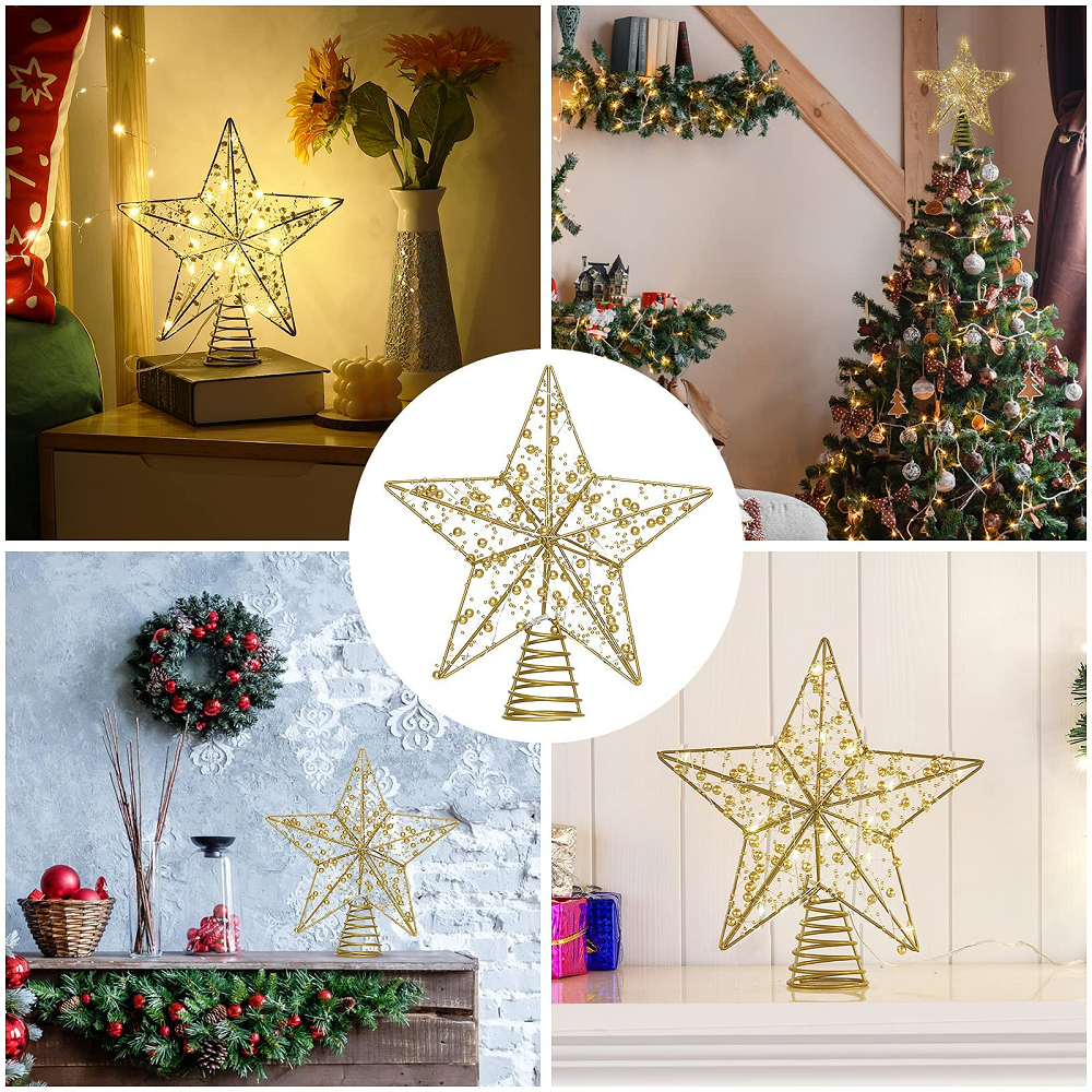 Outdoor Weihnachtsbaum Kit Weihnachtsbaum Fahnenmast Topper - Lichterhaken Für Festliche Dekoration Fahnenmast Lichthaken