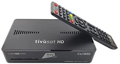 I-Can S490 Decoder Satellitare Tivùsat Classic HD Con Smart Card Inclusa E Media Player