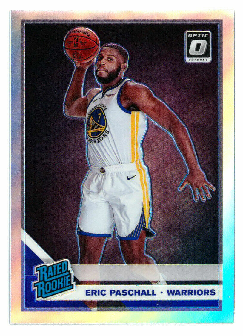 2019-20 Optic Eric Paschall  Silver Holo RC Rookie Card #199 Warriors