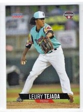 2022 Hickory Crawdads Series 2 (High A-Texas Rangers) Leury Tejada