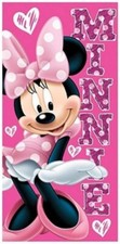 Minnie Mouse Beach Towel - Disney Official Merchandise - 30" x 60" - Disney Gift