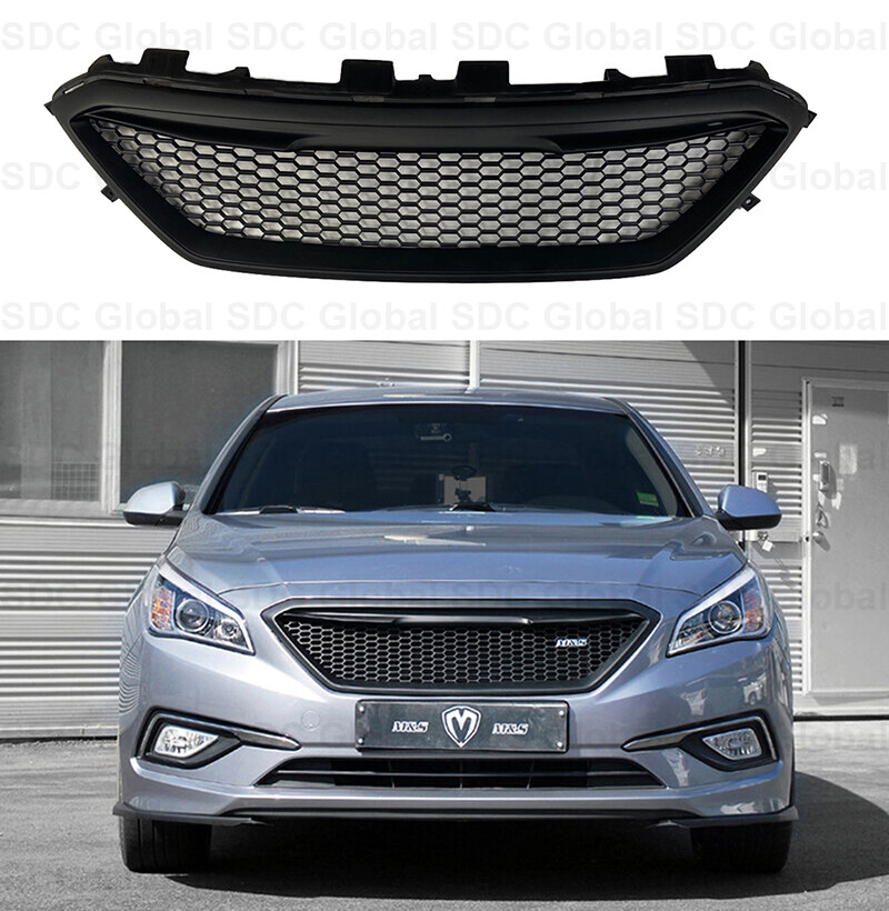 Image 1 - M&amp;amp;S ABS Grille [Matte Black] for Hyundai Sonata LF 2015~19 *USA Stock*