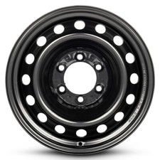 New Wheel For 2010-2024 Toyota 4runner 17 Inch Black Steel Rim