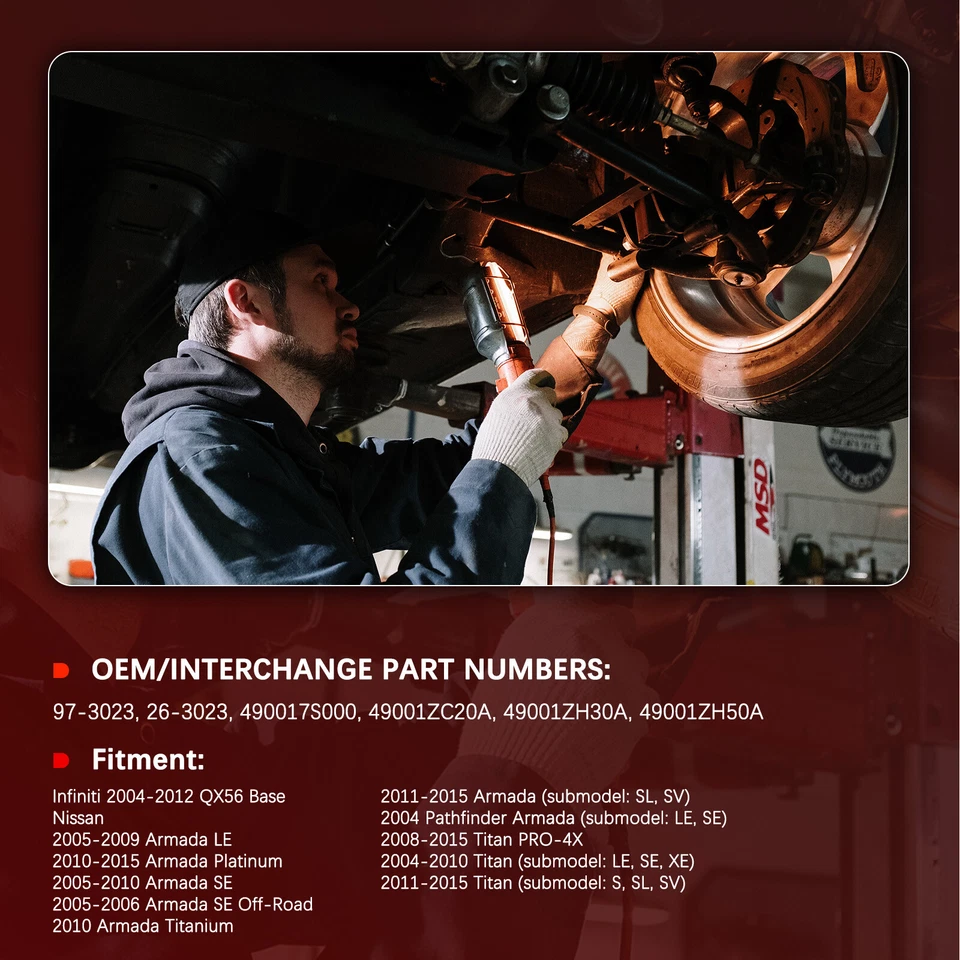 Conjunto de cremallera y piñón de dirección asistida de 5,6 L para Nissan Armada Titan Infiniti QX56 Foto 2 de 4