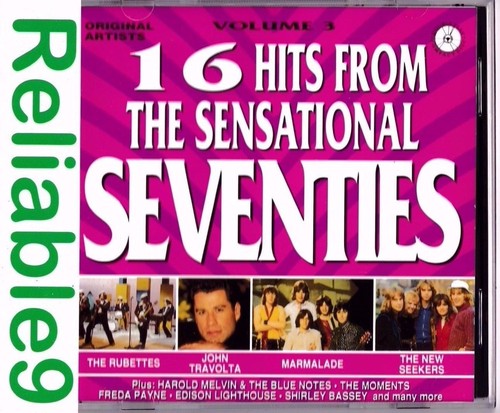 John Travolta+ New Seekers+Neil Sedaka- 16 hits from the sensational 70s CD 1993