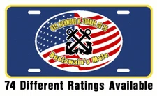 USS RICHMOND K TURNER CG 20 DLG 20 Rating License Plate U S Navy Military PO3