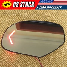 For 09-14 Chevrolet Silverado Tahoe Gmc Yukon Mirror Glass Heated Signal Driver