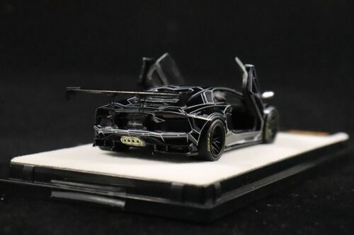 New 1:64 Diecast Model PGM Lamborghini Aventador LP700-4 Exploding Black - Picture 7 of 9