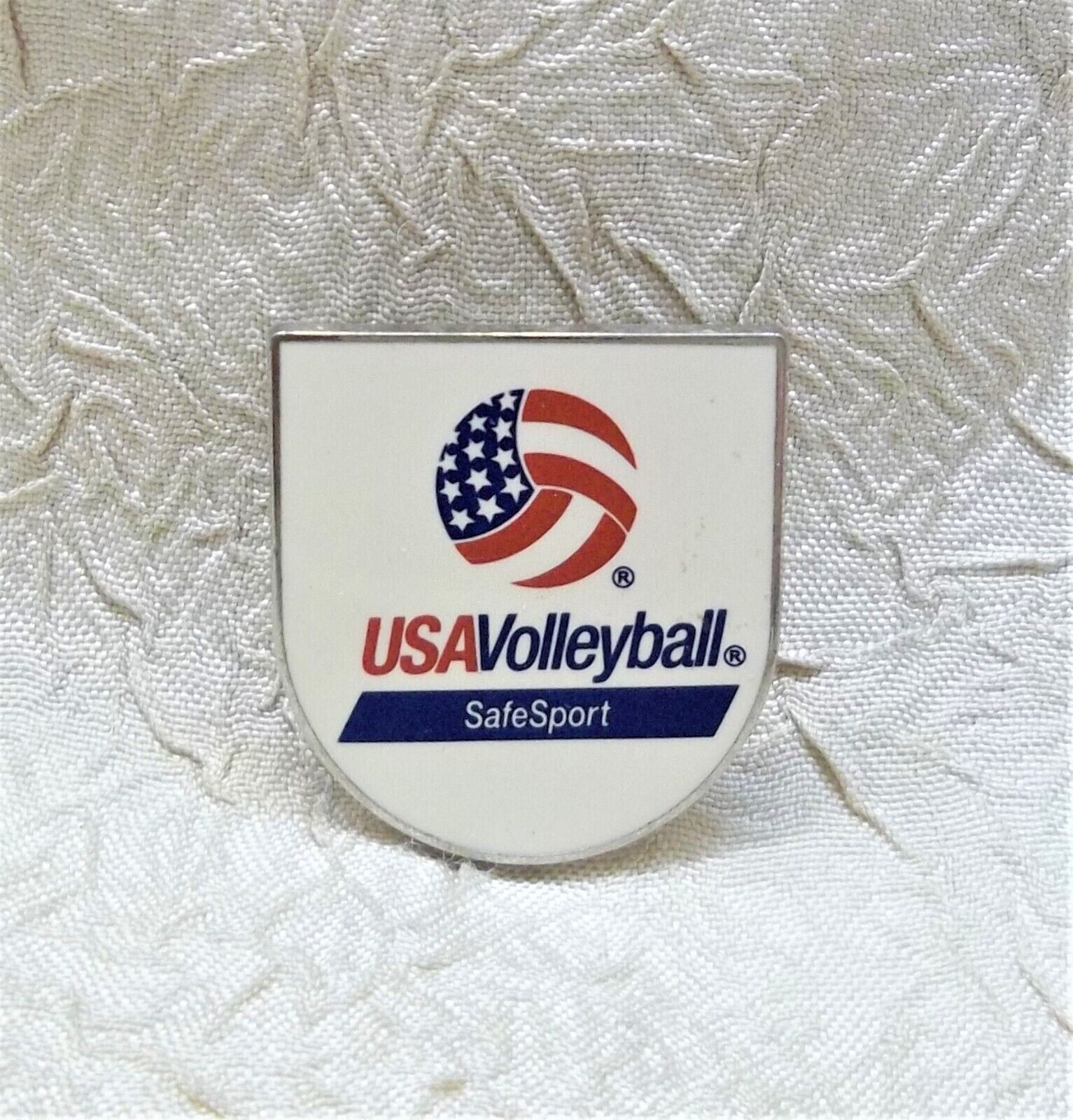 USA Volleyball Lapel Pin Safesport eBay