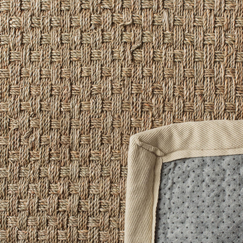 Natural Fiber Collection Accent Rug - 3' X 5', Natural & Ivory, Border Basketwea - Picture 8 of 12
