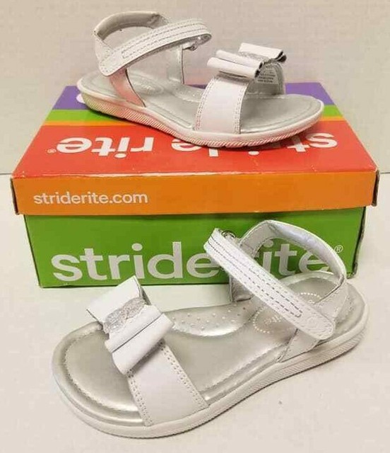 stride rite silver sandals