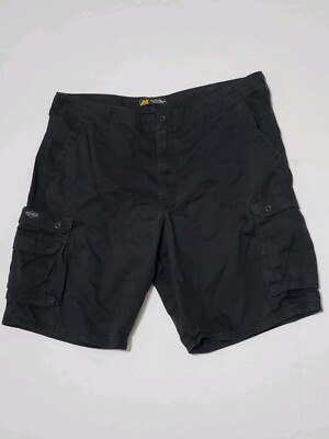 Lee Care 301 Dungarees Black Cargo Shorts Active Hiking Mens