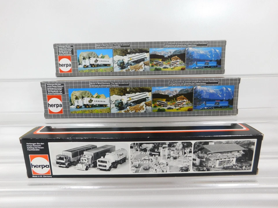 3x Herpa H0 1:87 Véhicule Routier MB : 811292+811327 + Schweinsteiger,Mint + Box - Photo 3/4