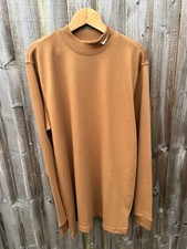 Nike Long Sleeved Mock Neck Top Thin Sweatshirt Jumper Logo Swoosh Brand New