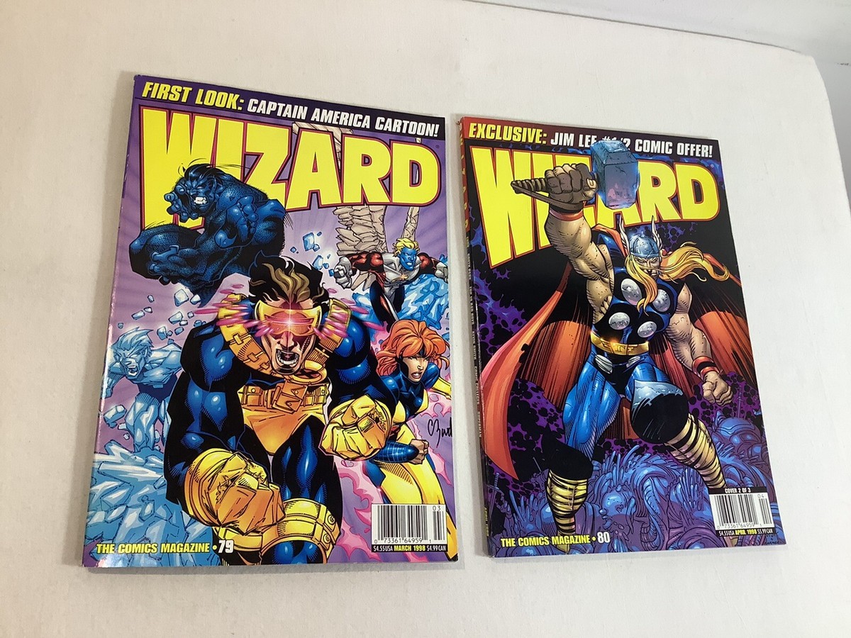 Wizard The Comics Magazine Issue #79 Gen 13 (Mar 98)#80 Thor Cover